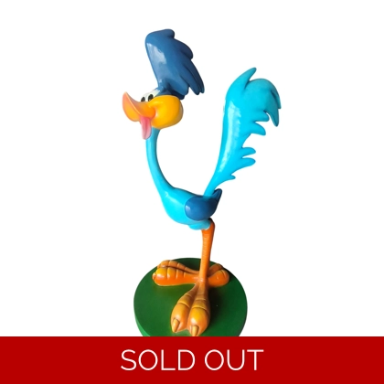 Roadrunner Statue / Fiberglass Road Runner Statues / Plymouth Car Decor Roadrunner Statue / Fiberglass Road Runner Statues / Plymouth Car Decor